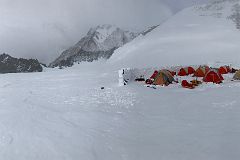 10A It Turned Cloudy With Knutsen Peak And Mount Shinn At The End Of Day 4 With The Tents Of Mount Vinson Low Camp